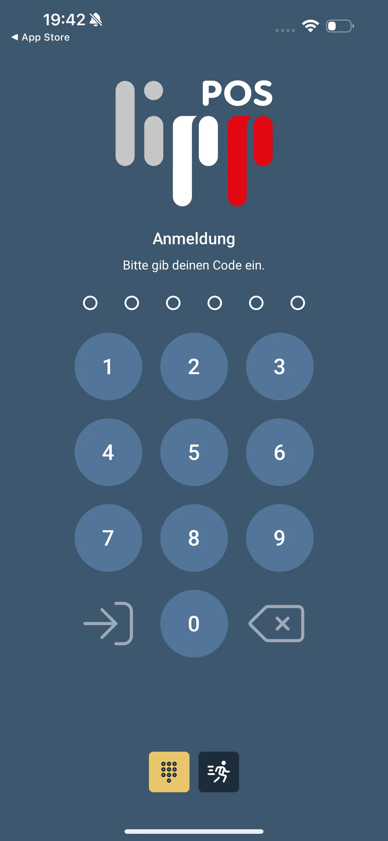 Anmeldung – Mobile